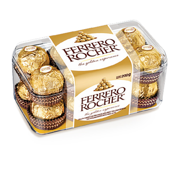 CHOCOLATE 16 U FERRERO ROCHER caja 200 g