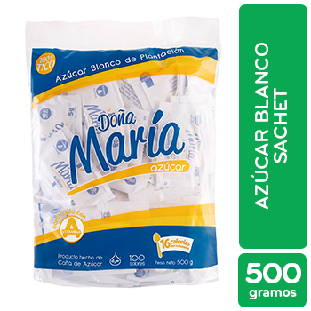 AZUCAR BLANCO SOBRES (100u) DONA MARIA paquete 500 g