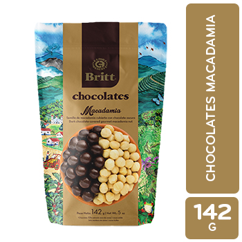 MACADAMIA CHOCOLATE BRITT paquete 142 g