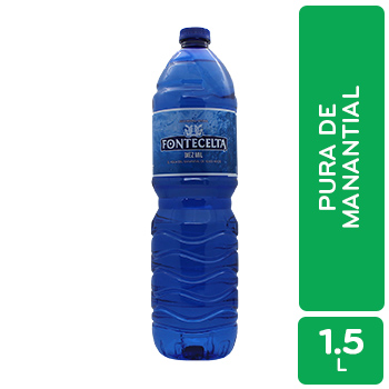 AGUA NATURAL FONTECELTA botella 1500 mL