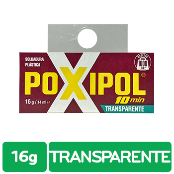 ADHESIVOS PEGAMENTO EPOXY TRANSPARENTE 16 g POXIPOL Unidad