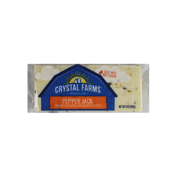QUESO PEPPER JACK CRYSTAL FARMS paquete 226 g