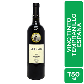 Vino Tinto España Tempranillo Emilio Moro Botella 750 Ml