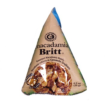 Chocolate Macadamia Piramide Britt Paquete 26 G