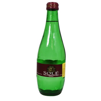 AGUA GASIFICADA NATURAL MINERAL SOLE botella 500 mL