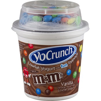 YOGURT TOPPING VAINILLA M&MS YO CRUNCH envase 170 g