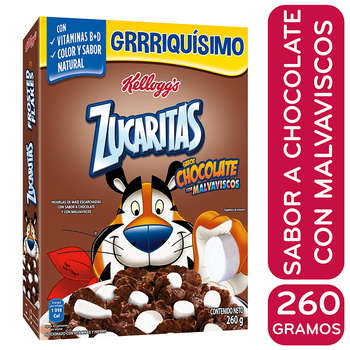Cereal Chocolate Marshmallow Chocozucaritas Kelloggs Caja 260 G