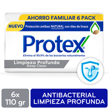 Jabon Antibacterial Limp Profund 6u Protex Paquete 660 G