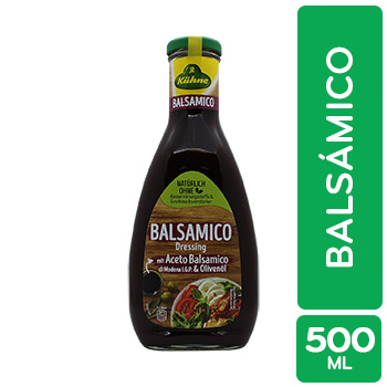 ADEREZO BALSAMICO KUHNE botella 500 mL
