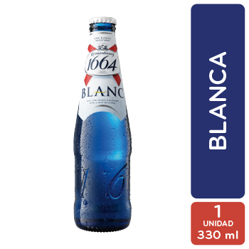 Cerveza Importada Blanca Belgica Kronenbourg Botella 330 Ml