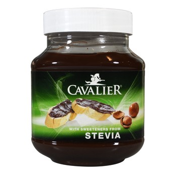 CHOCOLATE AVELLANA STEVIA CAVALIER envase 380 g