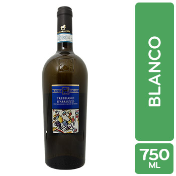 VINO BLANCO ITALIA TREBBIANO TENUTA ULISSE botella 750 mL
