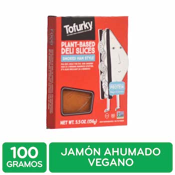 JAMON VEGANO AHUMADO USA TOFURKY paquete 156 g