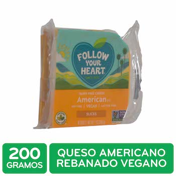 Alimento Base Aceite De Coco Americano Rebanadas Follow Your Heart Paquete 200 G