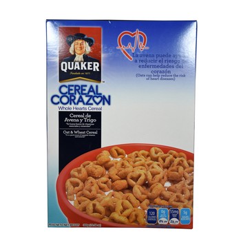 Cereal Multicereal Avena Y Trigo Corazon Quaker Caja 300 G