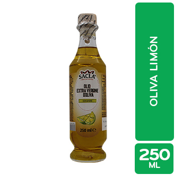 ACEITE OLIVA EXTRA VIRGEN LIMON SACLA botella 250 mL