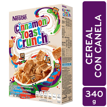 Cereal Endulzado Canela Cini Mini Nestle Caja 340 G