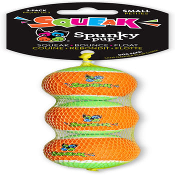 JUGUETE PERRO BOLA SPUNKY PUP blister 3 Unid