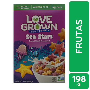 Cereal Endulzado Frutas Love Grown Caja 198 G