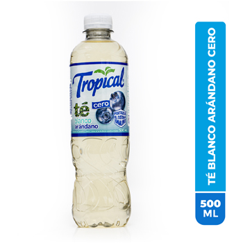 Bebida Te Líquido Blanco Arandano Cero Tropical Botella 500 Ml