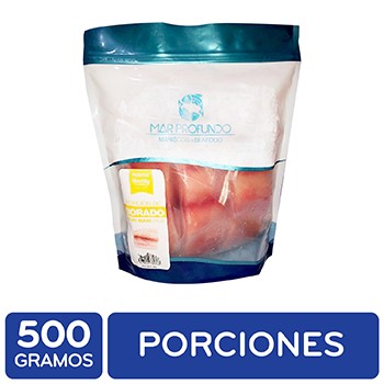 FILET DORADO PORCION DE MAR CONGELADO MAR PROFUNDO bolsa 500 g