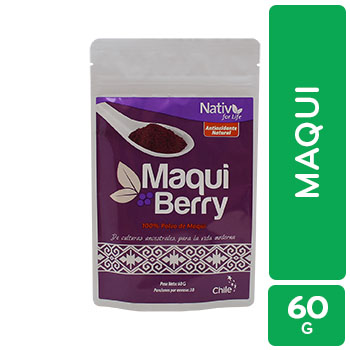 MAQUI ORGANICO NATIV FOR LIFE bolsa 60 g