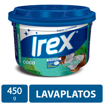 LAVAPLATOS CREMA COCO IREX envase 450 g