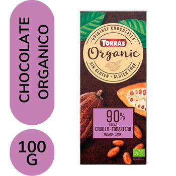 Chocolate Negro 90% Torras Unidad 100 G