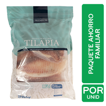 Filet Tilapia Aquicola Congelado Paquete De Ahorro Familiar Auto Mercado Unidad