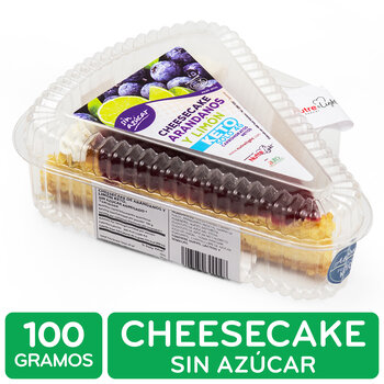 CHEESECAKE ARÁNDANO LIMÓN KETO NUTRELIGHT envase 110 g