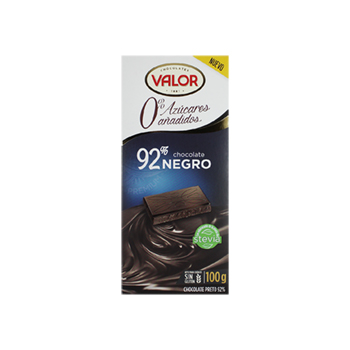 Chocolate Negro 92% Valor Unidad 100 G