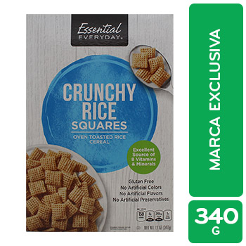 Cereal Rice Square Essential Everyday Caja 340 G