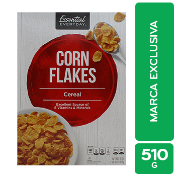 CEREAL CORN FLAKES ESSENTIAL EVERYDAY CAJA 510 G