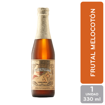 Cerveza Importada Melocoton Belgica Lindemans Botella 250 Ml