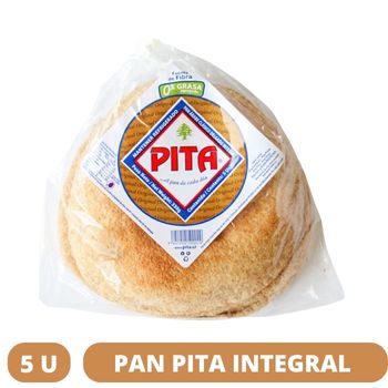 PAN REFRIGERADO PITA INTEGRAL 5u paquete 330 g