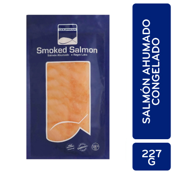 SALMON AHUMADO CONGELADO GOURMAR paquete 250 g