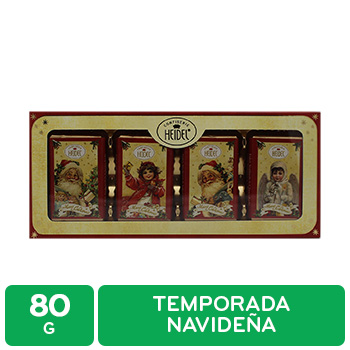 CHOCOLATE NAVIDAD SURTIDO VINTAGE HEIDEL caja 80 g
