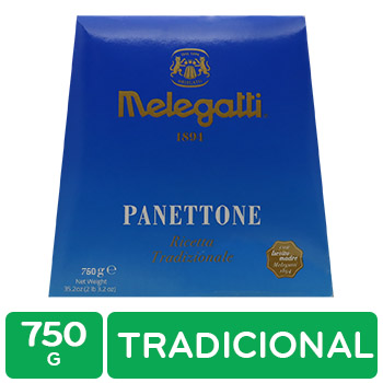 REPOSTERIA DULCE PAN PANETTONE TRADICIONAL NAVIDAD MELEGATTI caja 750 g