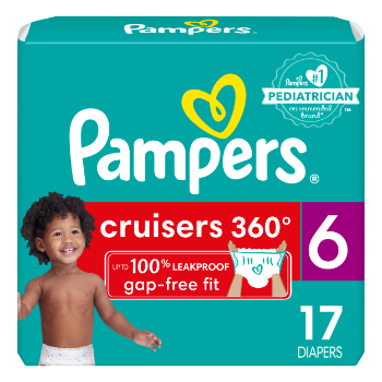 PAÑAL DESECHABLE CRUISERS 360 S6 JUMBO PAMPERS paquete 17 Unid
