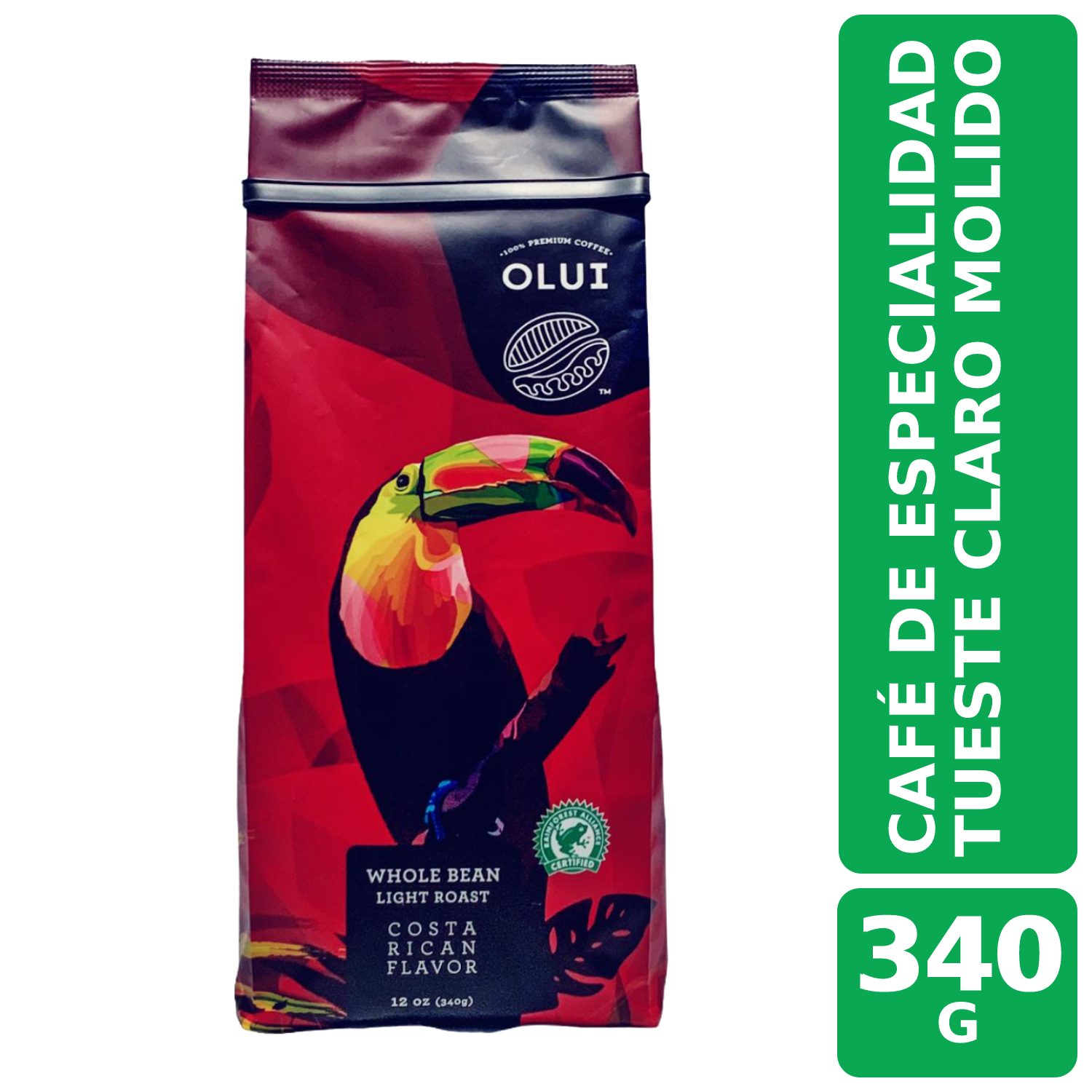 CAFÉ MOLIDO GOURMET TUESTE CLARO OLUI paquete 340 g
