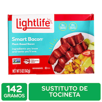 Tocineta Vegana Lightlife Paquete 142 G