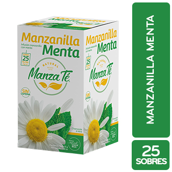 Te Manzanilla Menta Manza Te  Caja  42 G
